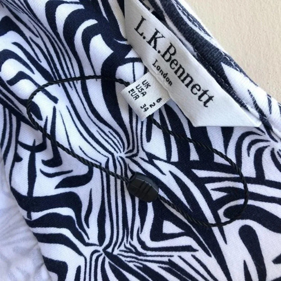 LK Bennett Gigi Jersey Wrap Dress 2 - Picture 6 of 9